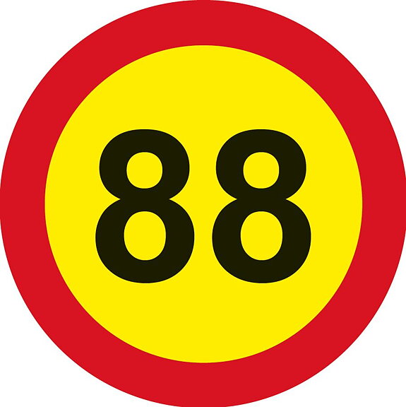 Hastighetsmärke KIT 80-100 km/h