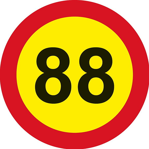 Hastighetsmärke KIT 80-100 km/h