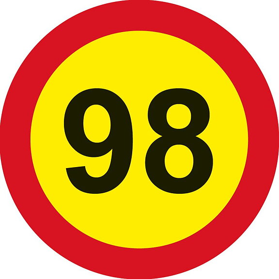 Hastighetsmärke KIT 80-100 km/h