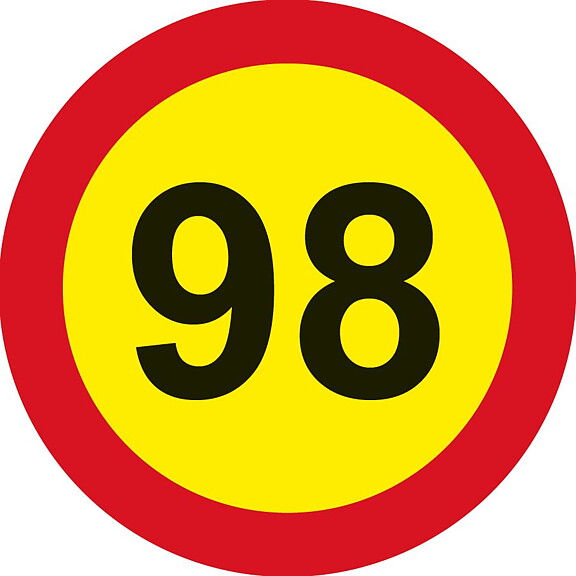Hastighetsmärke KIT 80-100 km/h