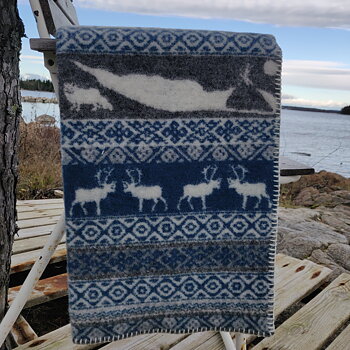 Sarek grå barnfilt från Klippan 