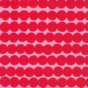 Räsymatto Rose Pink servett från Marimekko 