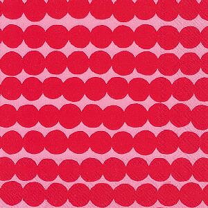 Räsymatto Rose Pink servett från Marimekko 