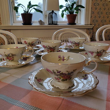 Pompadour kaffekoppar från Rosenthal
