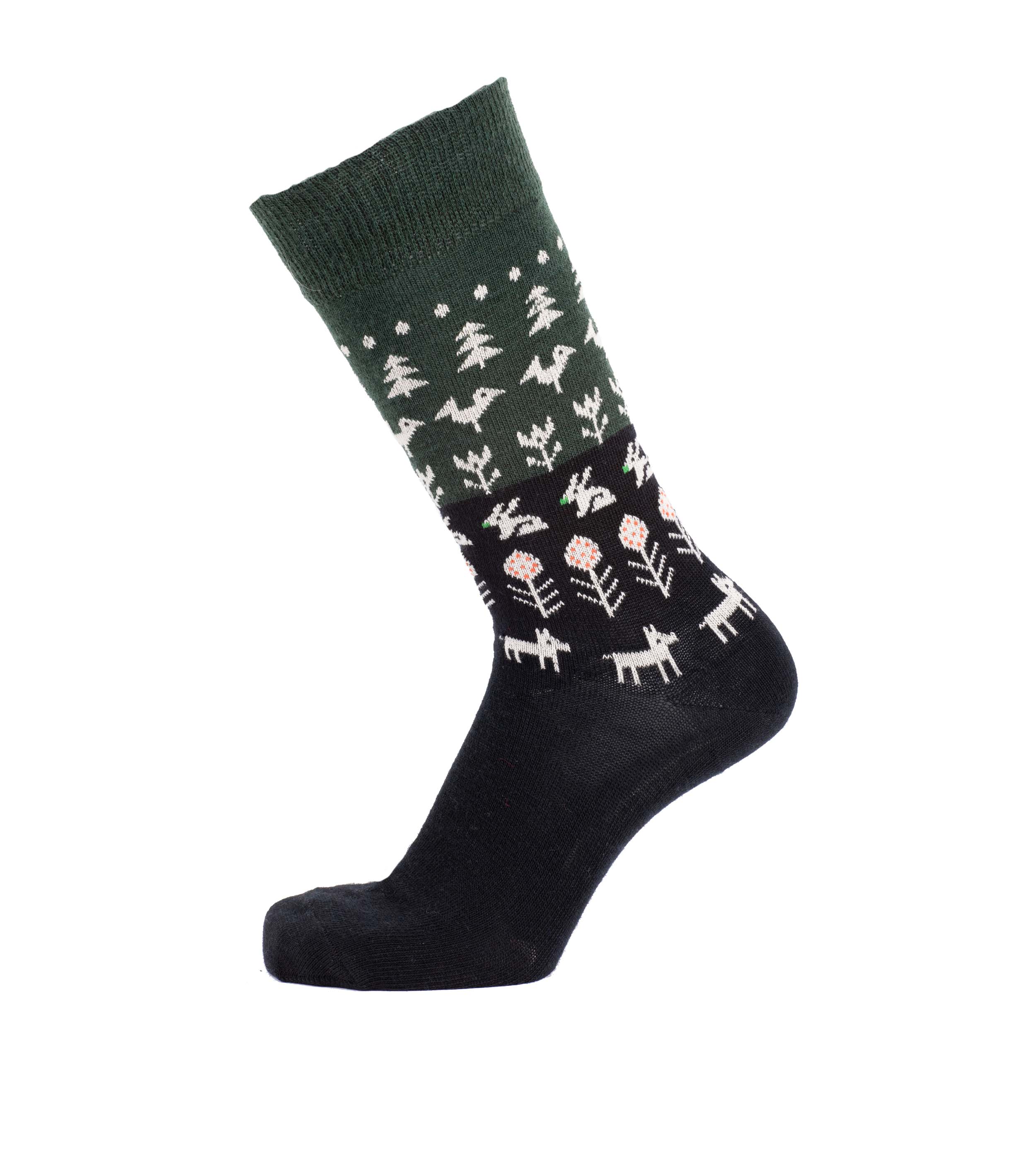 Nature black strumpor i ull  - 2
