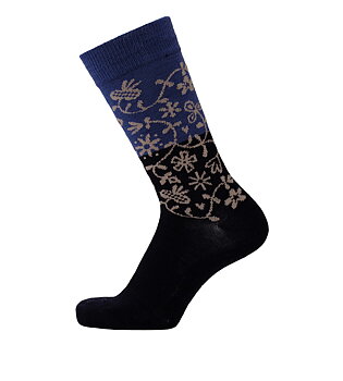 Garden navy strumpor i ull 
