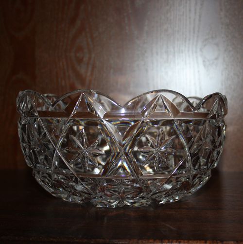 Glas - Pressglas - Skål - Uddkant