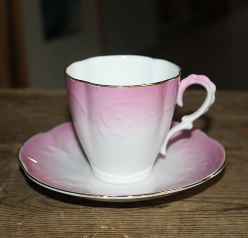Kaffekopp - Rosa från Rörstrand 