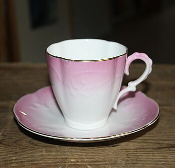 Kaffekopp - Rosa från Rörstrand 