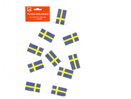 Flagg-Girland - Svenska Flaggan