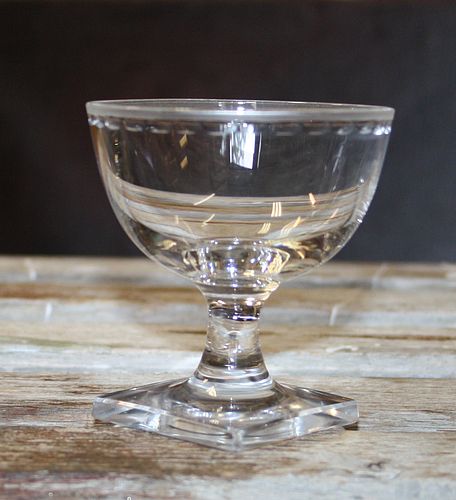  Ekeberga madeiraglas med pärlkant från Kosta