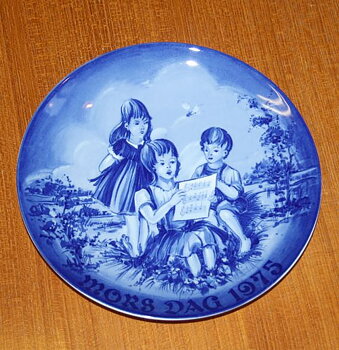 Royal Heidelberg - Porslin - Tallrik -  Mors Dag - 1975