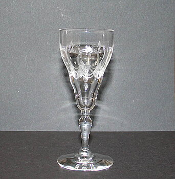 Glas - Snapsglas - Etsad dekor