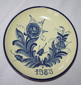 Nittsjö - Keramik - Tallrik - 1985