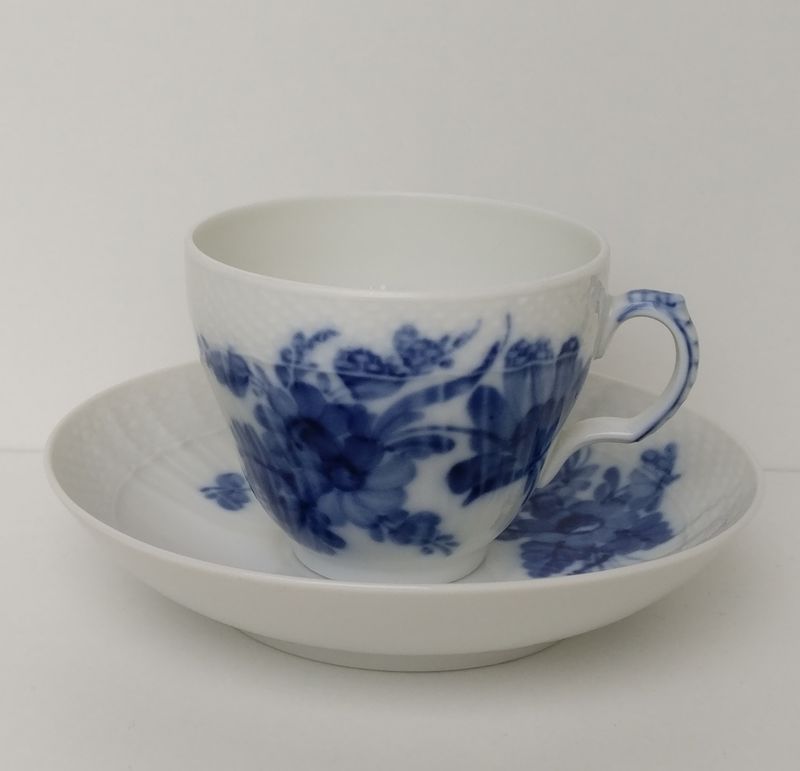 Blå blomster kaffekopp 1549 från Royal Copenhagen - 3