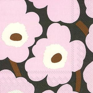 Unikko Rose Kaffeservett från Marimekko