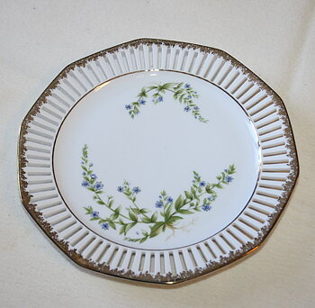 Svaneholm - Porslin - Svensk Fjällflora - Assiett nr 2