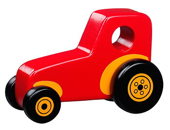 Barn - Lek - Traktor röd