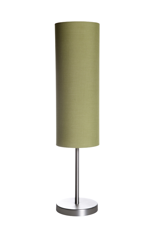 Lampa i stål med textilskärm - 2