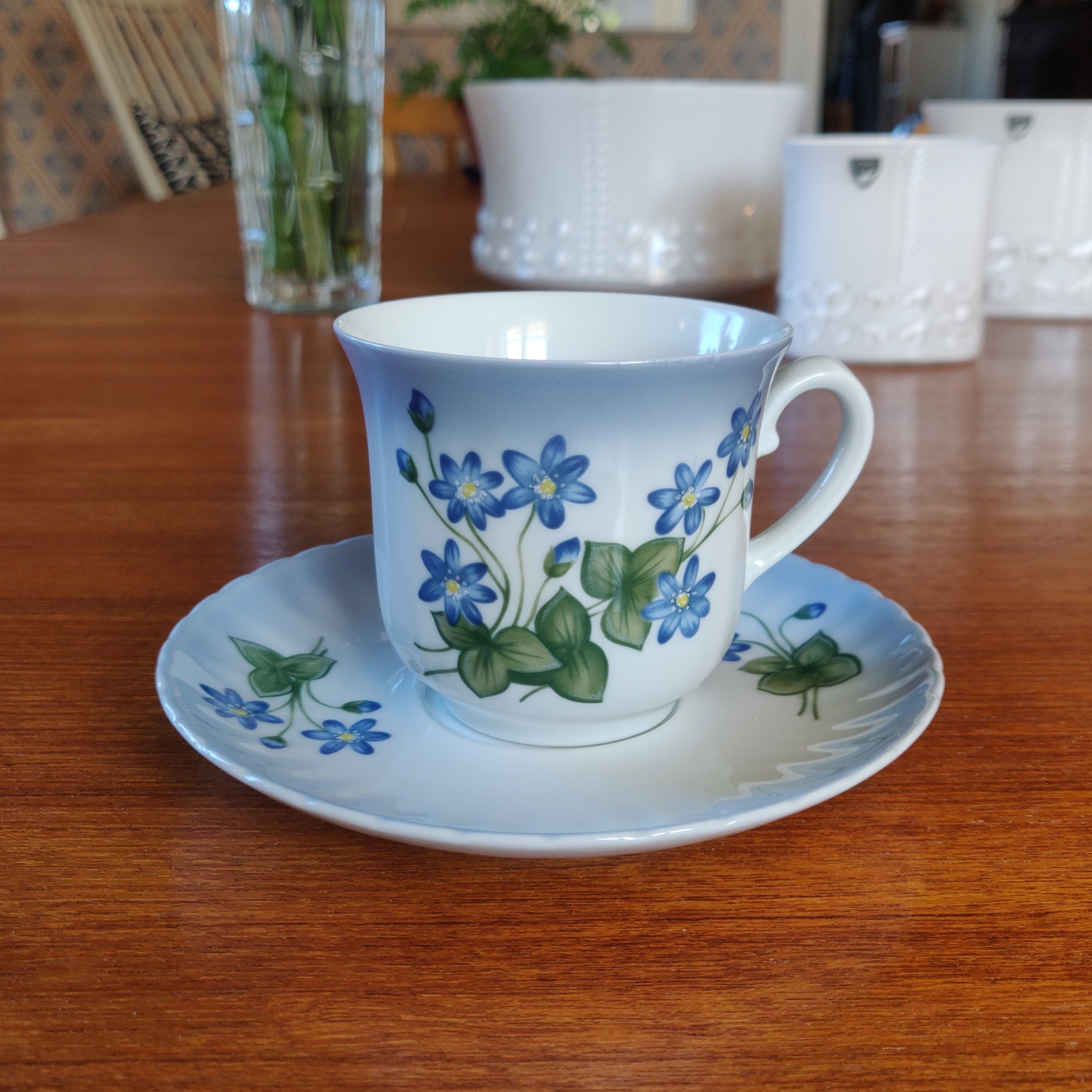 Sveriges Blå Blommor kaffekopp från Svaneholm