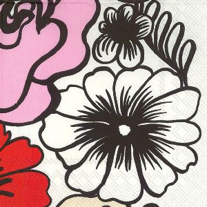 Eläköön  Elämä White servett från Marimekko 