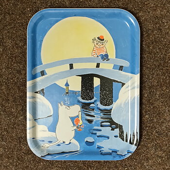  Mumin Midwinter bricka från Opto Design