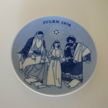 Jultallrik 1976 från Porsgrund