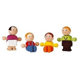 Familjen i trä från PlanToys 
