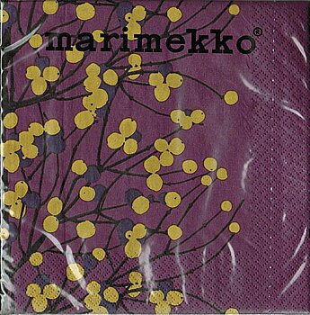 Lumimarja lila servett från Marimekko 
