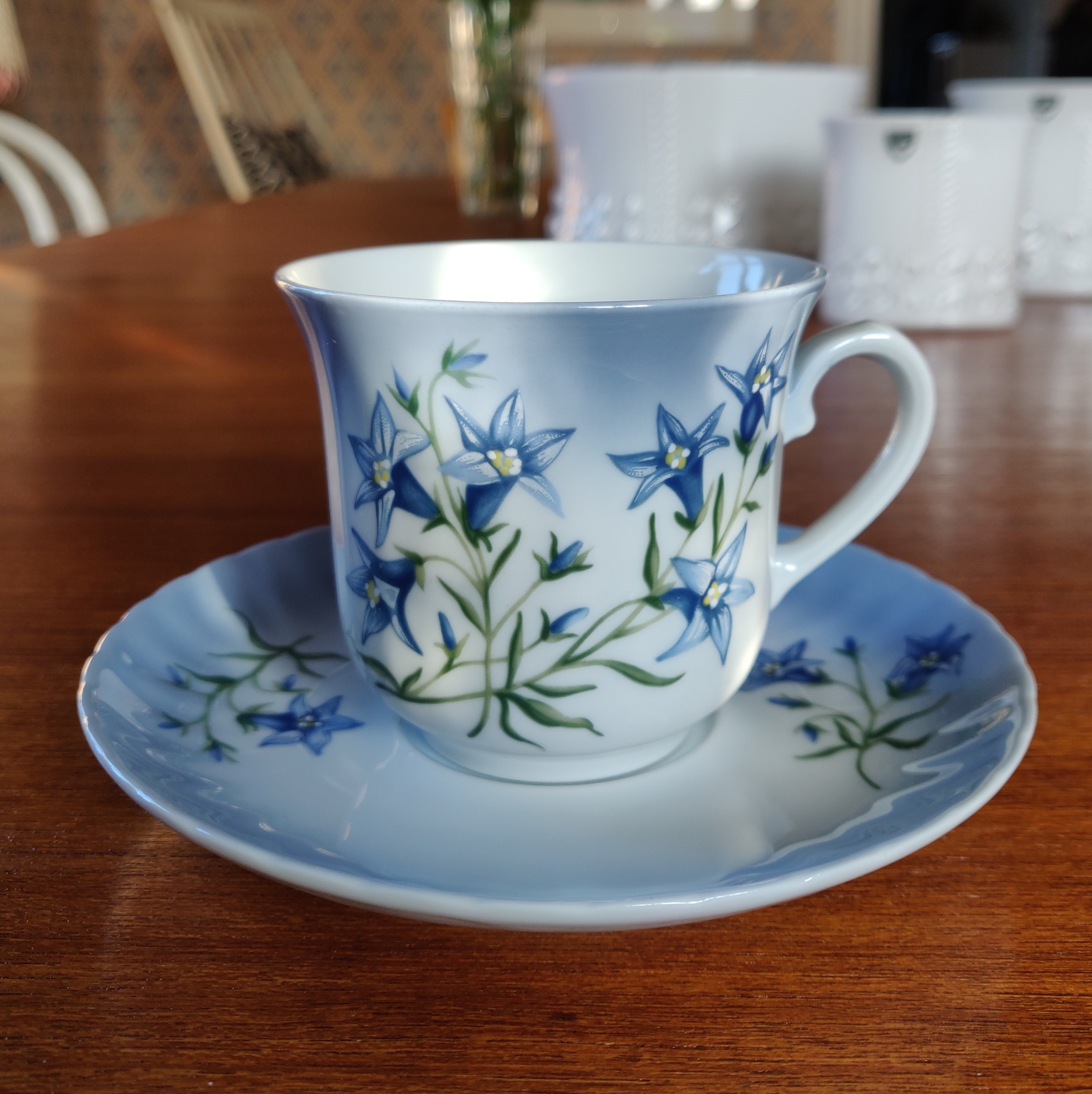 Sveriges Blå Blommor kaffekopp från Svaneholm