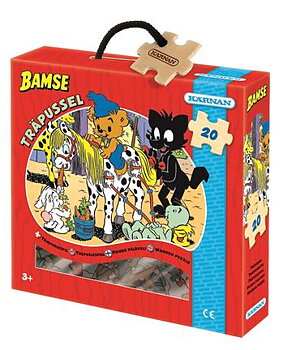  Bamse träpussel - 20 bitar från Kärnan
