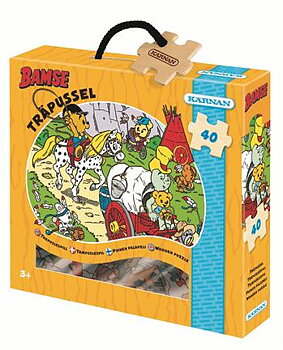 Bamse träpussel 40 bitars