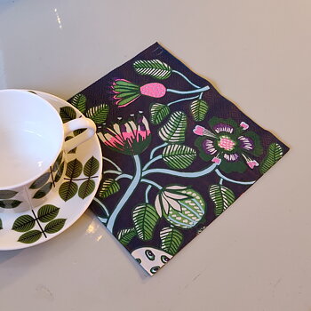  Tiara blå servett från Marimekko 