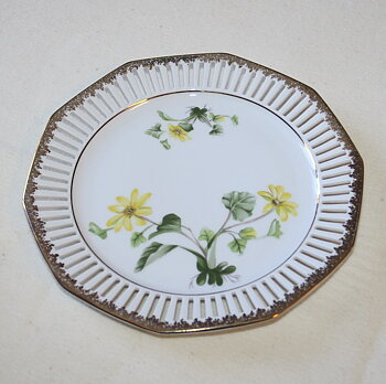 Svaneholm - Porslin - Svensk Fjällflora - Assiett nr 9