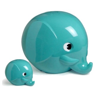 Turkos liten sparelefant - 2