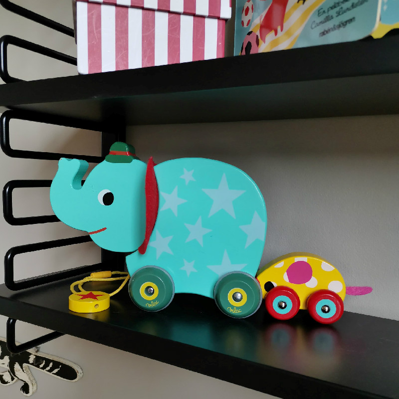 Elefant & mus dragdjur från Vilac