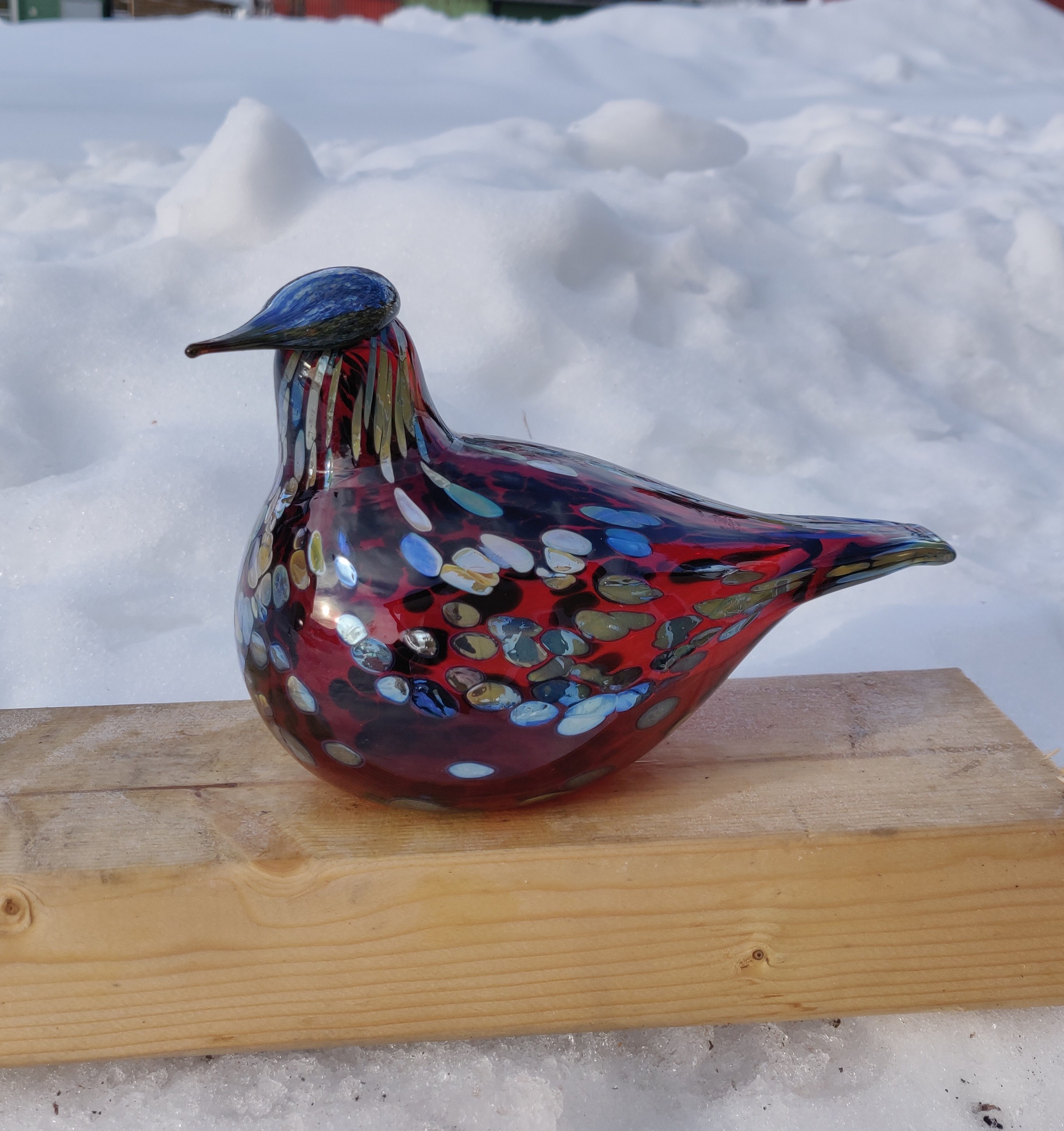 Rubinfågel ur serien Birds by Toikka från Iittala  - 4