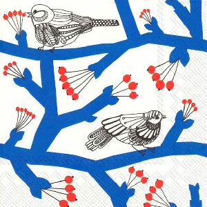 Pakkanen Blue servett från Marimekko