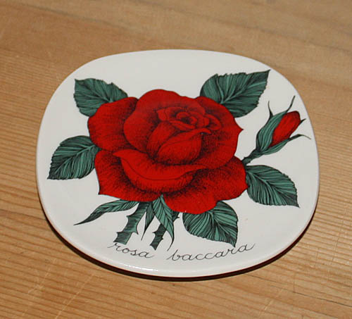 Rosa Baccara väggtallrik  från Arabia - 2