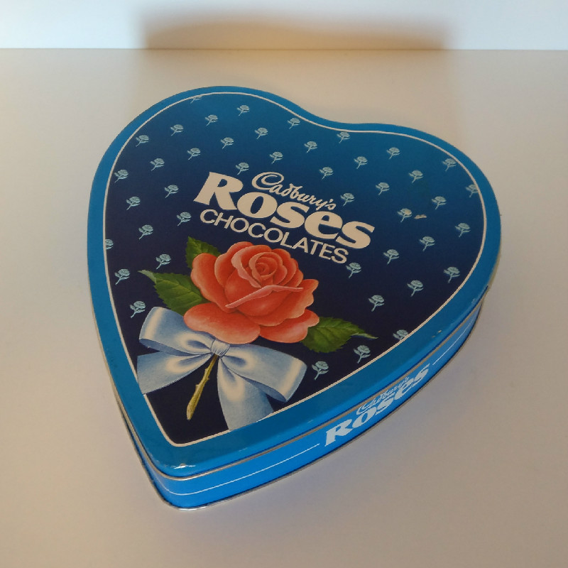 Cadburys Roses Plåtburk emballage