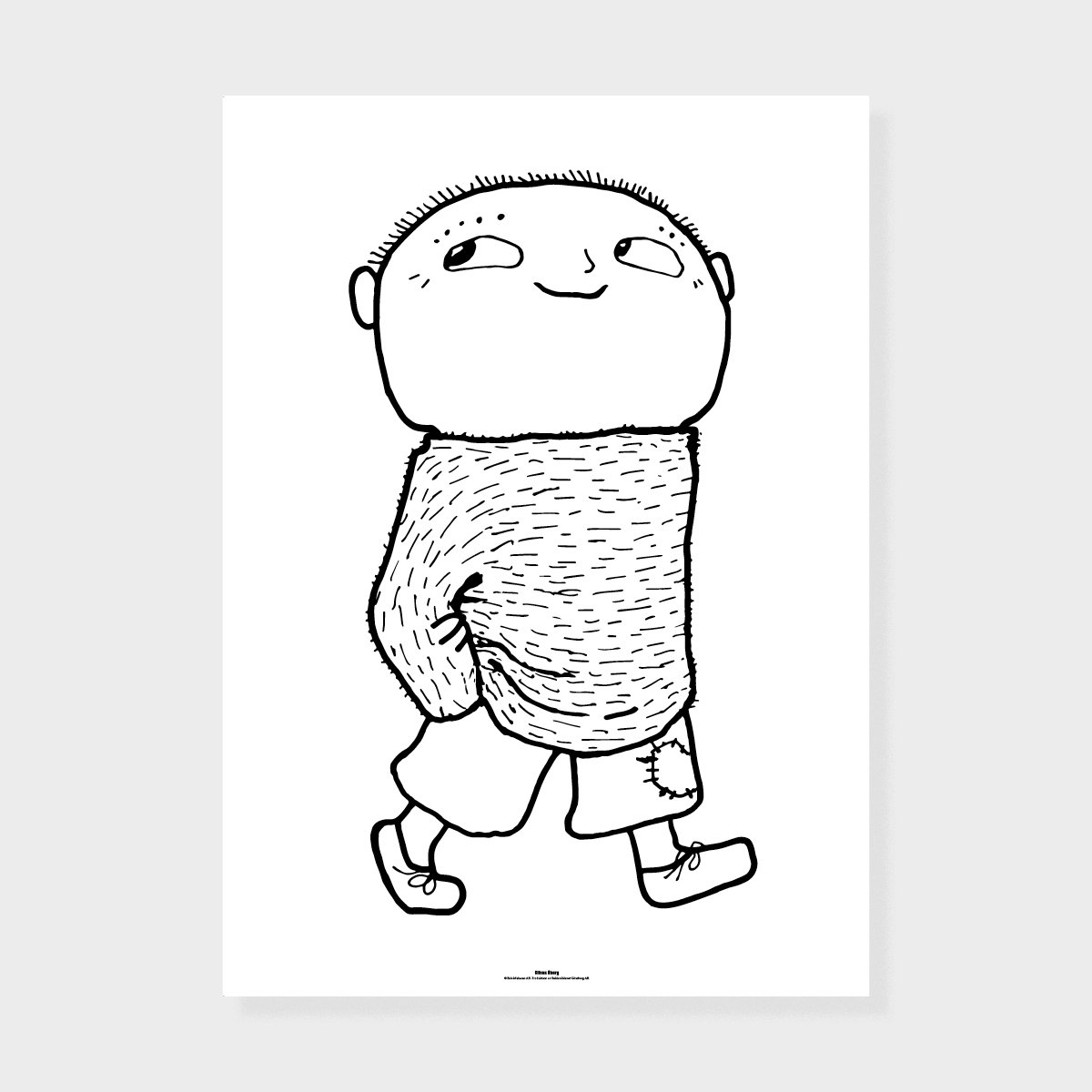 Alfons går - Poster flera storlekar