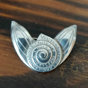 Brosch i silver från Flavia