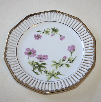 Svaneholm - Porslin - Svensk Fjällflora - Assiett nr 11