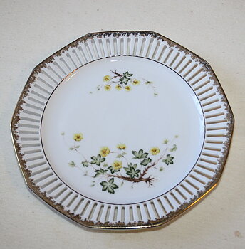 Svaneholm - Porslin - Svensk Fjällflora - Assiett nr 5