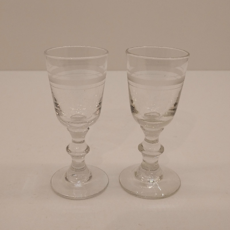 Snapsglas 2 st  Rydbergsslipade
