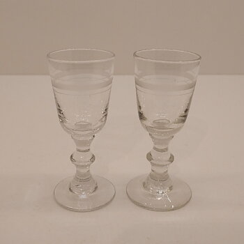 Snapsglas 2 st  Rydbergsslipade