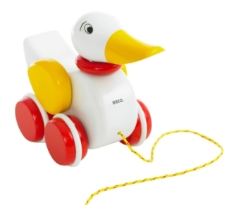 Anka dragleksak från Brio