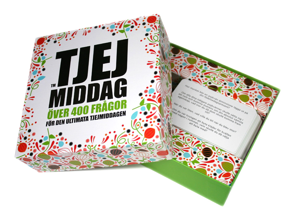 Tjejmiddag spel från Kylskåpspoesi 