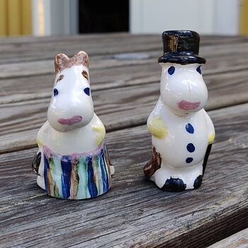 Muminfigurer i keramik