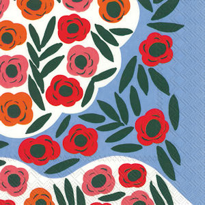 Ruukku Blå servett från  Marimekko 
